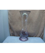 Amithist glass 10&quot; vase. - $15.00