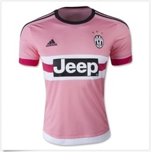 Dybala Pink Jersey Pogba Jersey Buffon Juventus Pink Jersey Away 2015 - 2016 - $79.00