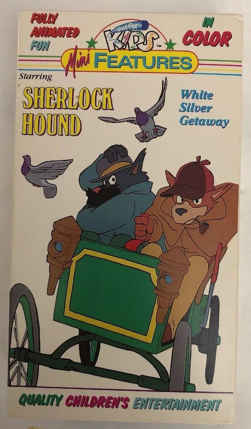 Sherlock Hound - White Silver Getaway VHS 1991 Tested-RARE VINTAGE ...