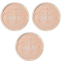 (3 Pack) NEW Rimmel Stay Matte Pressed Powder Natural RIMM064611 0.49 Ounces - $18.49