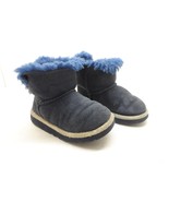 UGG Girl&#39;s Selene 1006636T Sheepskin Boot Blue  Size 8C - $21.37