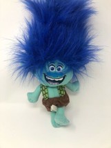 Toy Factory 14" Trolls Movie Happy Branch Stuffed Plush Blue Hair Character A13 - $13.95