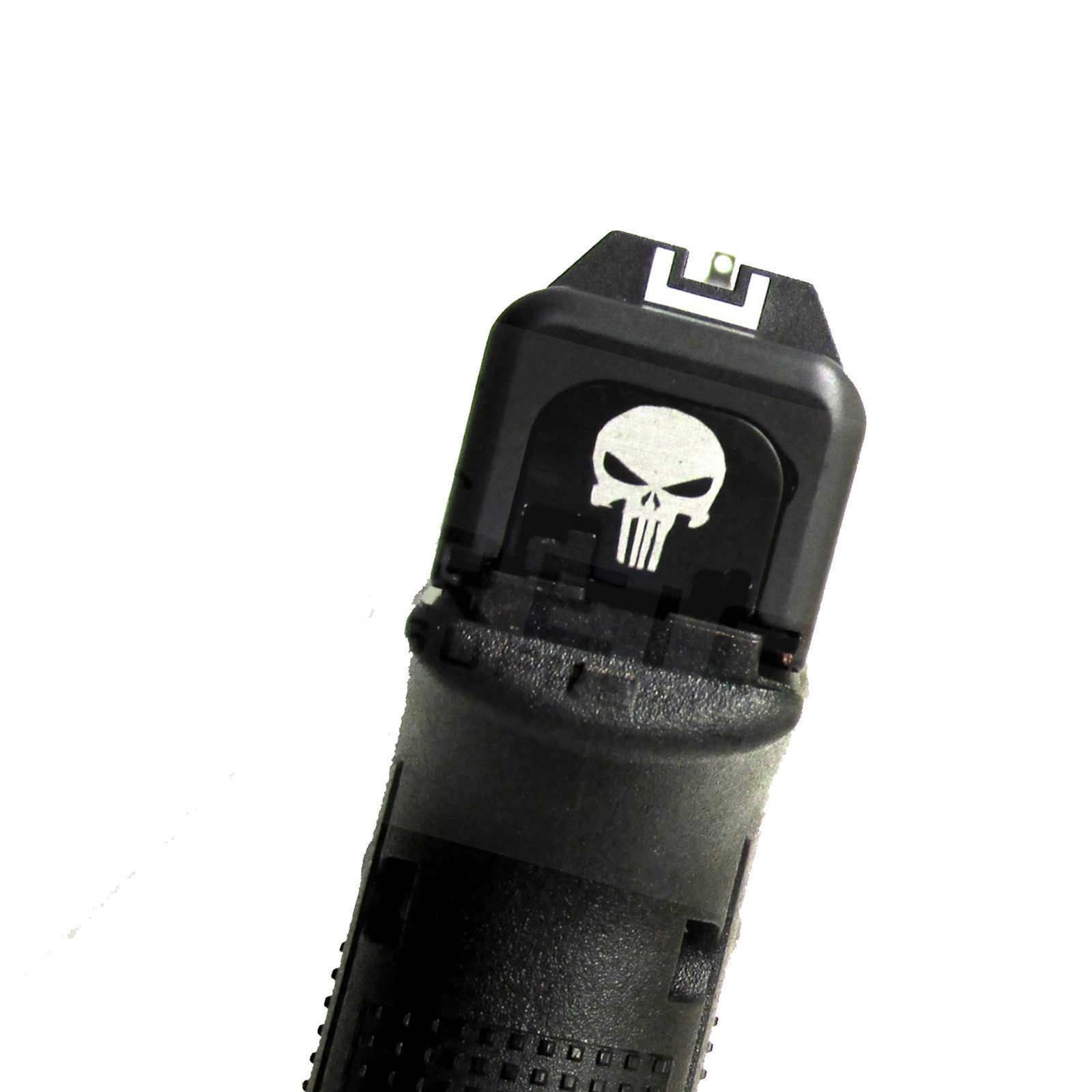 Custom Rear Slide Pistol Cover Plate Aluminum Coat Black Fits Handguns