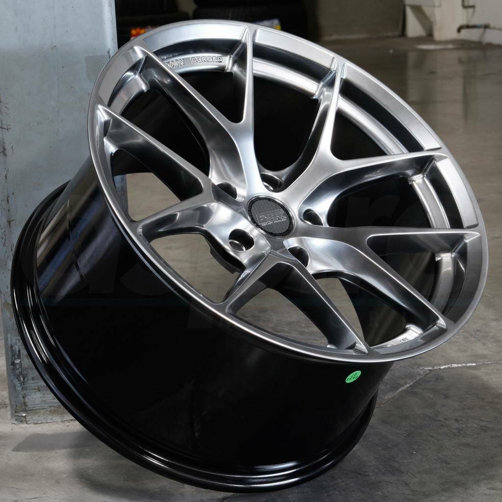 19x10.5 ESR RF02 RF2 5x120 22 Hyper Black Wheels New Set(4) - Wheels