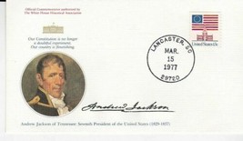 Andrew Jackson Seventh President Lancaster, Sc Msarch 15 1977 - $1.98
