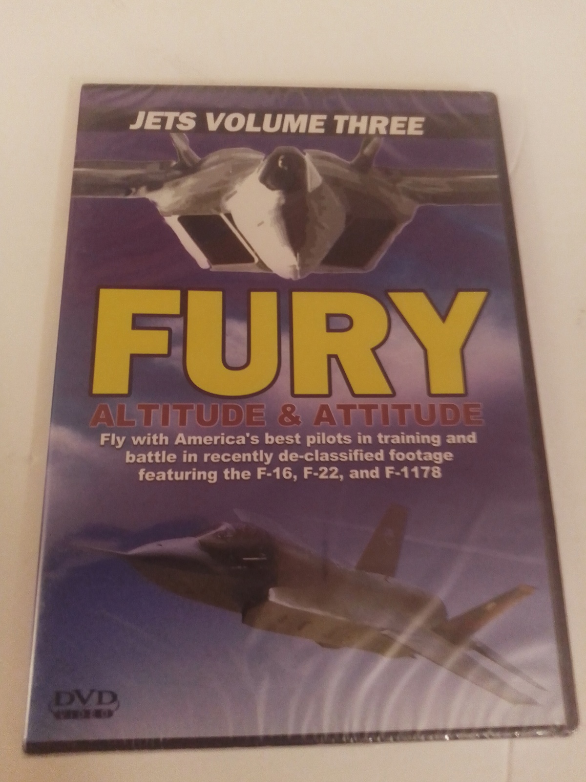 Jets Volume Three Fury Altitude & Attitude DVD 1998 Region Free Slim Case New - $9.99