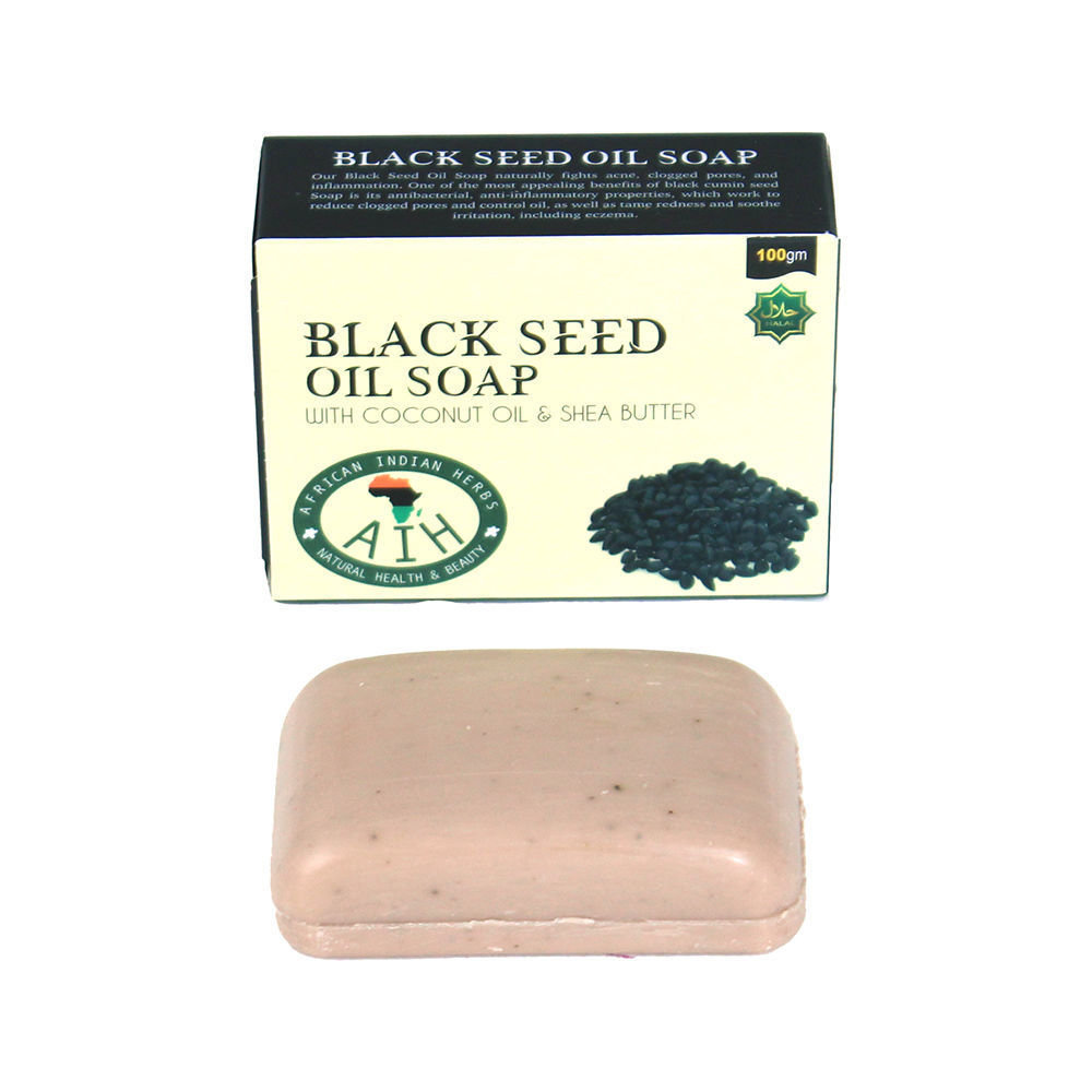 Black Seed Oil Soap with Coconut Oil, Shea Butter, Fatty Acids, Vitamin