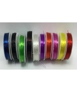 10x Crystal String / 0.8mm Elastic Stretch Cord  Assorted Colors / Jewer... - $22.04