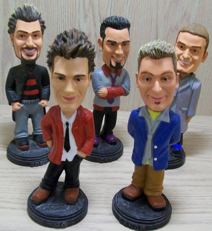 Bobble Heads N Sync Entertainers Lance, JC, Justin, Chris & Joey