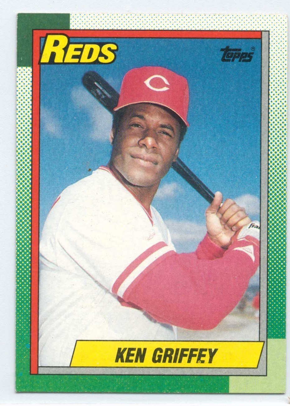 # 581 Ken Griffey Topps Baseball Card 1990 - Baseball Cards