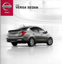2013 Nissan Versa Sedan Brochure Catalog Us 13 1.6 S Sv Sl - $6.00