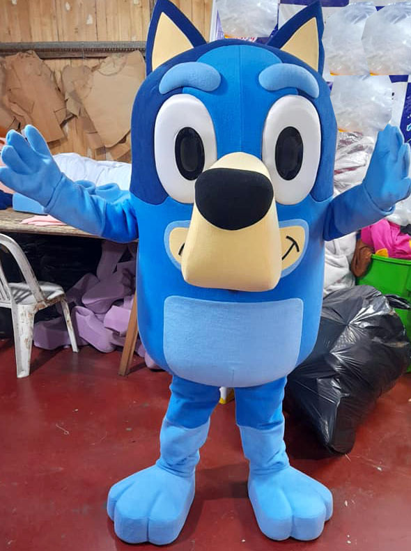 Bluey Mascot Costume Adult Complete Bluey Costume For Sale - Unisex