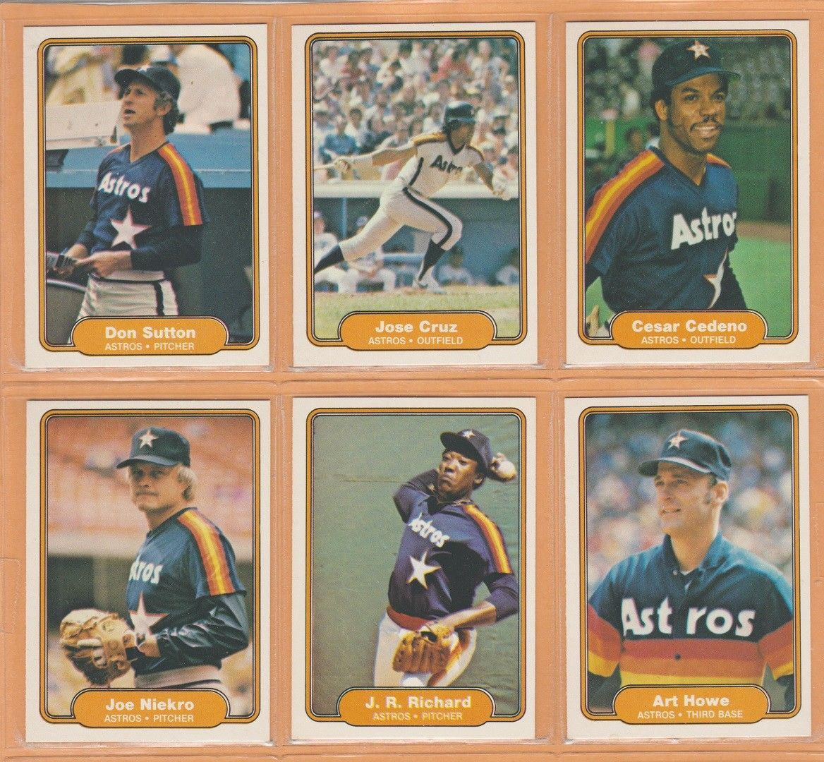 1982 Fleer Houston Astros Team Lot Cesar and 50 similar items