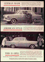 1959 Ad Feb Opel GM Car American style German made - £3.70 GBP