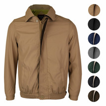Men's Microfiber Golf Sport Water Resistant Zip Up Windbreaker Jacket BENNY