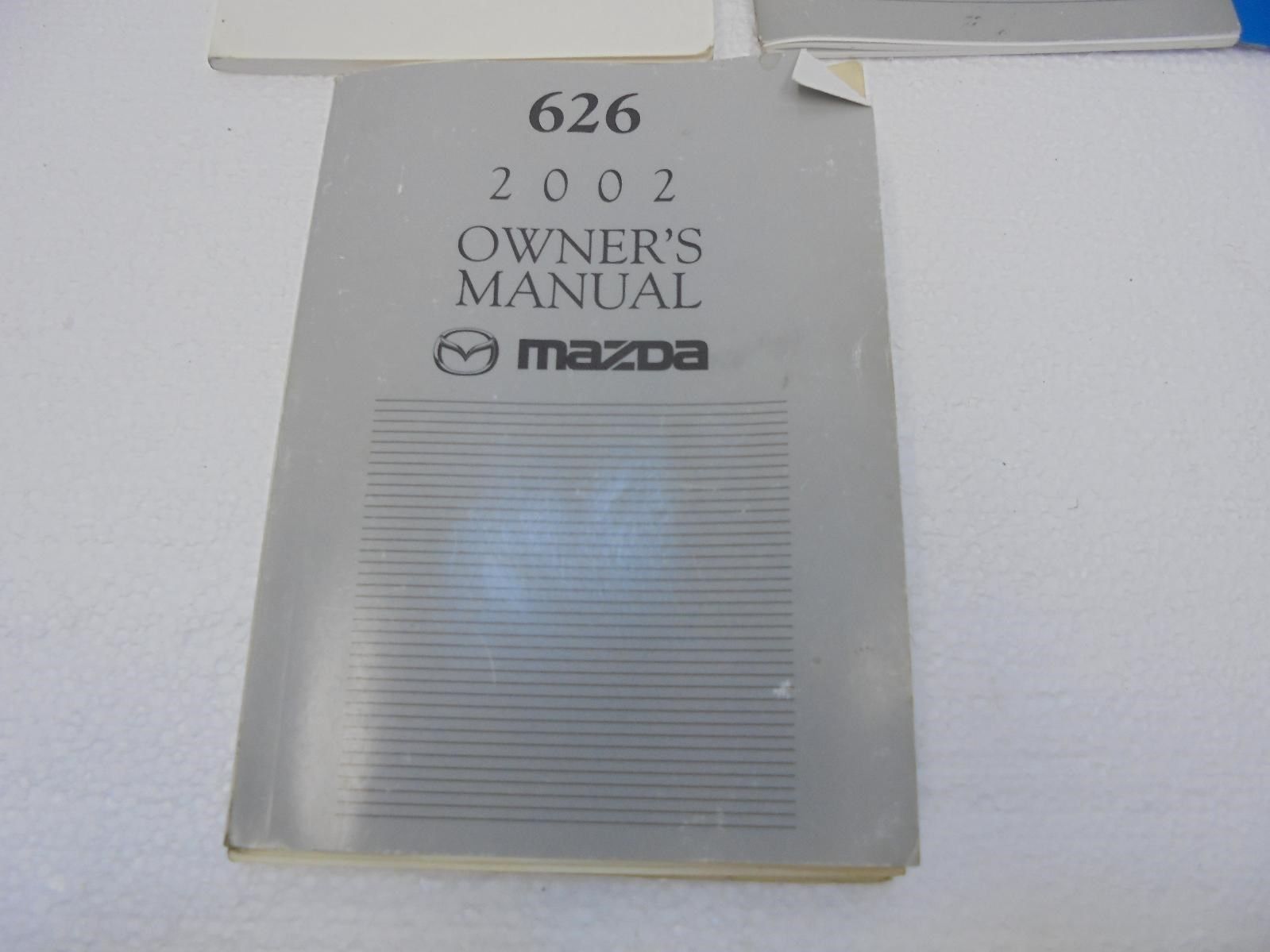 ... 2002 Mazda 626 Owners Manual Operators Book ...