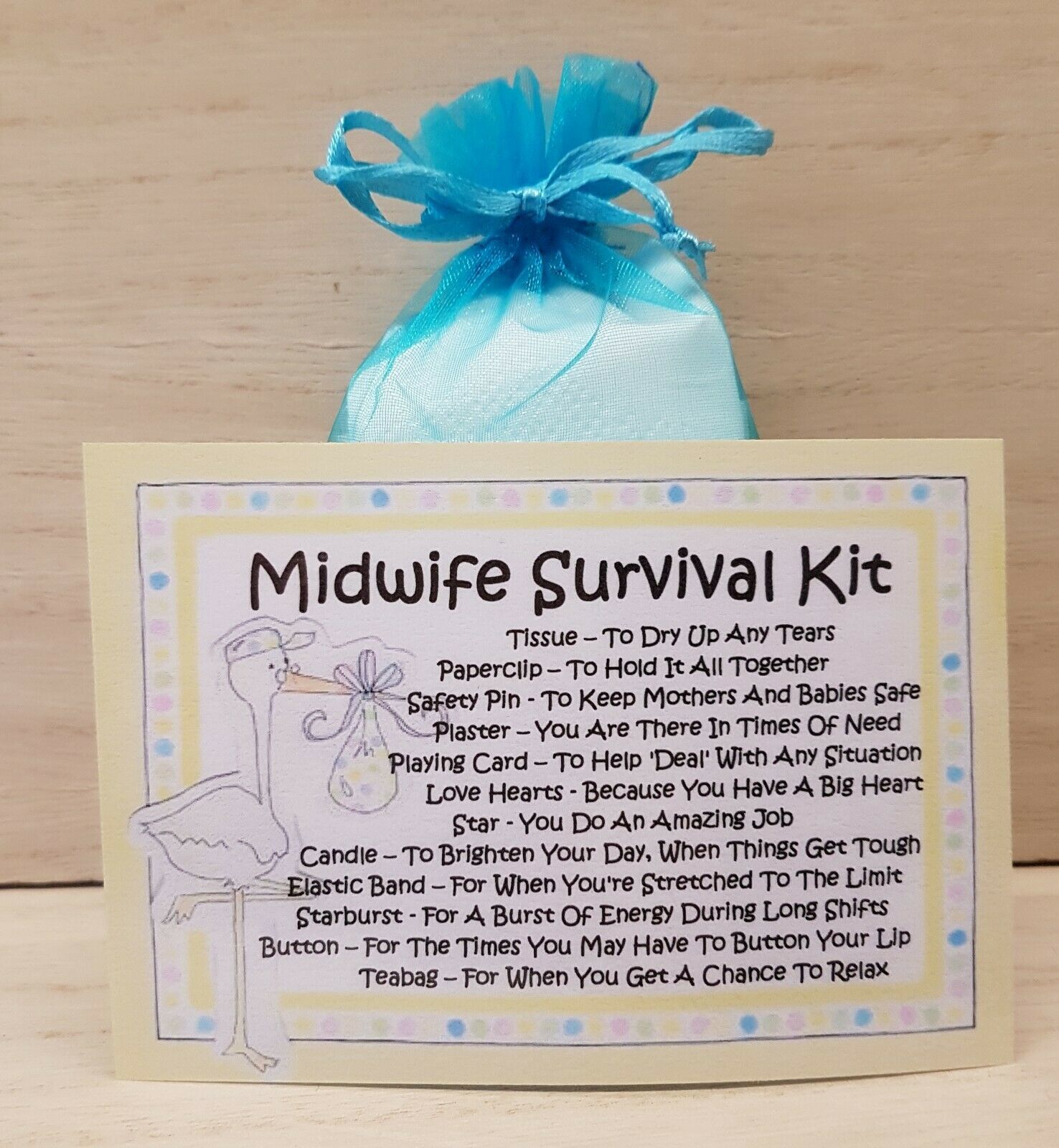 Midwife Survival Kit NEW- A Unique Fun Novelty Gift &amp; Keepsake ...