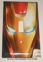 Iron Man comics Light Switch Duplex Outlet wall Cover Plate & more Home decor image 1