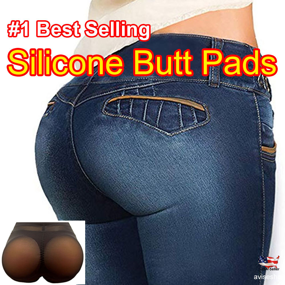 Best 1 Silicone Buttocks Pads Butt Enhancer Body Shaper Girdle Panty Bum Hip Up Womens Clothing 