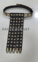 Roman Legionnaire Leather Apron Belt Brass Fittings - Wearable Costume Armor