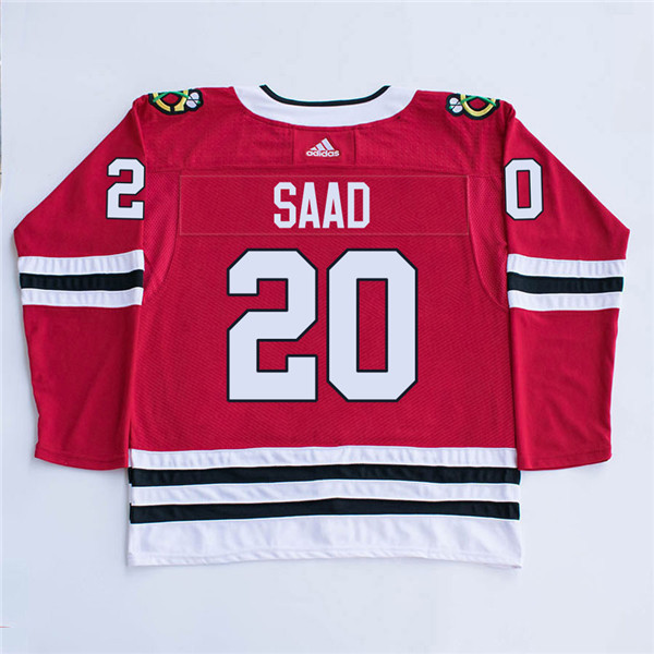 Chicago Blackhawks 20 Brandon Saad Red,White Stitched Hockey Jersey
