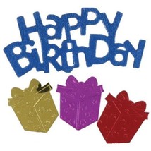 Confetti MultiShape Happy Birthday Gift Mix - CCP8369 FREE SHIP - $6.92+