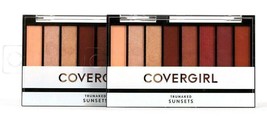 2 Count Covergirl TruNaked Sunsets Eyeshadow Palette Apply Wet Or Dry For Effect