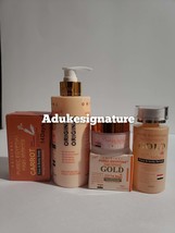 egyptian magic body lotion,face cream,purec carrot whitening soap and mgc serum - $108.00