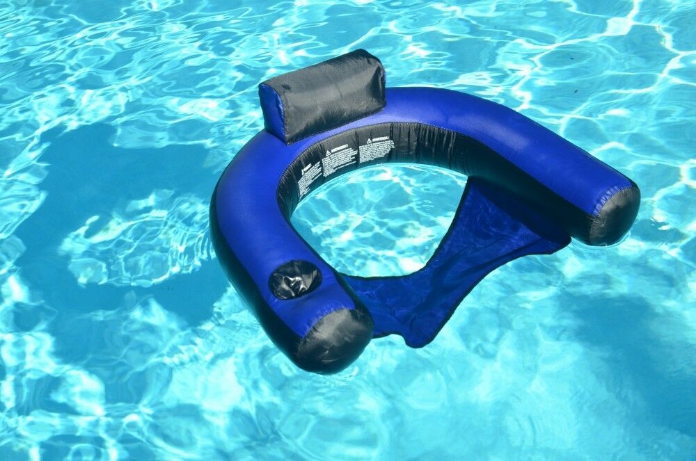 u seat nylon covered pool chair