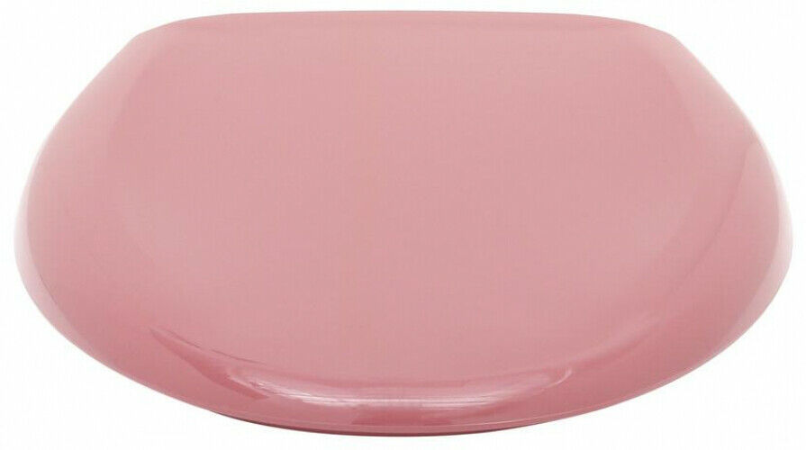 BEMIS Toilet Seat 16.75 in. Elongated Closed Front Plastic Raspberry