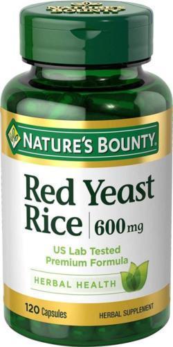 Primary image for Nature's Bounty Red Yeast Rice 600 mg, 120 Capsules