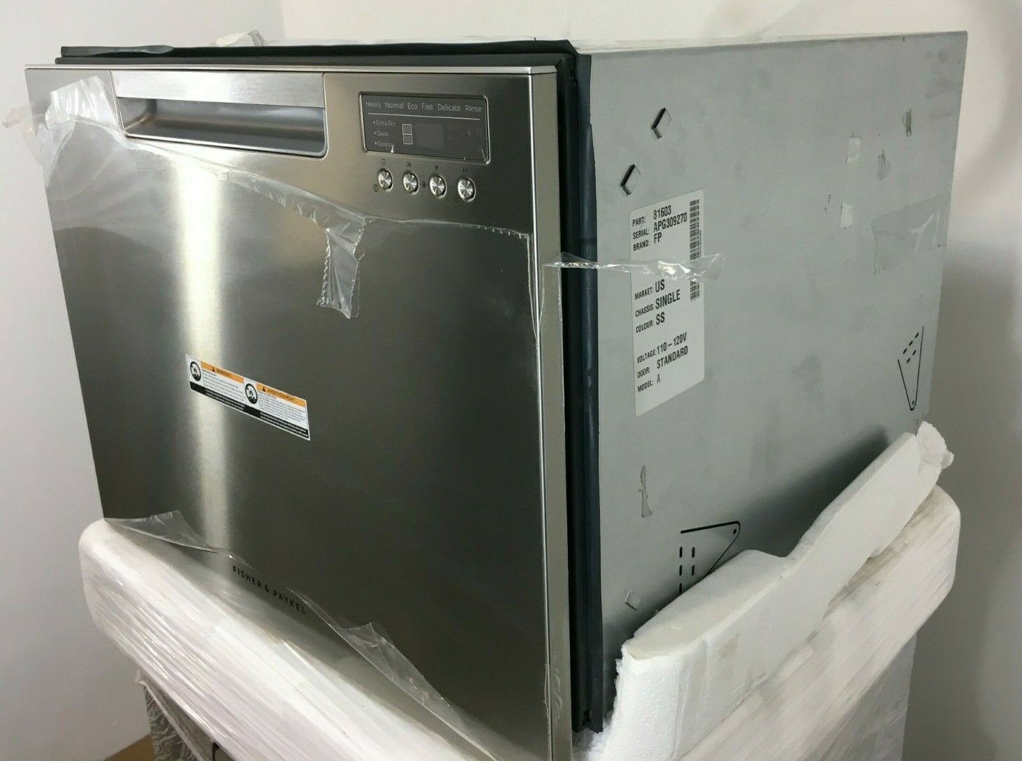 Fisher & Paykel DD24SAX9 7 Cycles Digital Control Stainless Steel