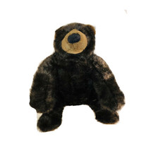 Build A Bear Grizzly Zoo Plush Toy Soft Dark Brown BABW 23&quot; Long Stuffed... - $25.73