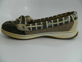 Womens Sperry Top Sider Bue Leather\Fabric Upper Boat Shoes Size 7.5M 92... - $29.99