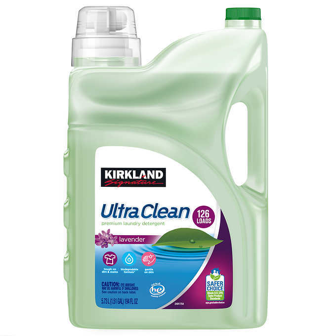 Kirkland Ultra Clean HE Liquid Laundry Detergent, 126 Loads, 194 fl.oz