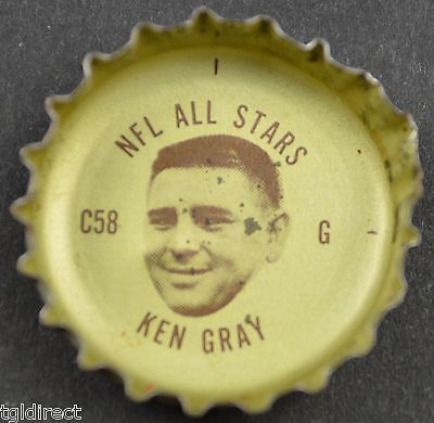Primary image for Vintage Coca Cola NFL All Stars Bottle Cap St. Louis Cardinals Ken Gray Coke