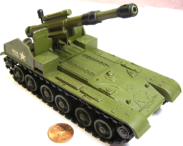 Dinky Toys Chieftain 155mm SPG Artillery Die Cast & Plastic Rubber Tracks  RVG - $34.95