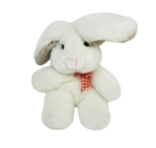 Vintage 1982 gund white with brown ears easter rabbit stuffed animal - $82.70