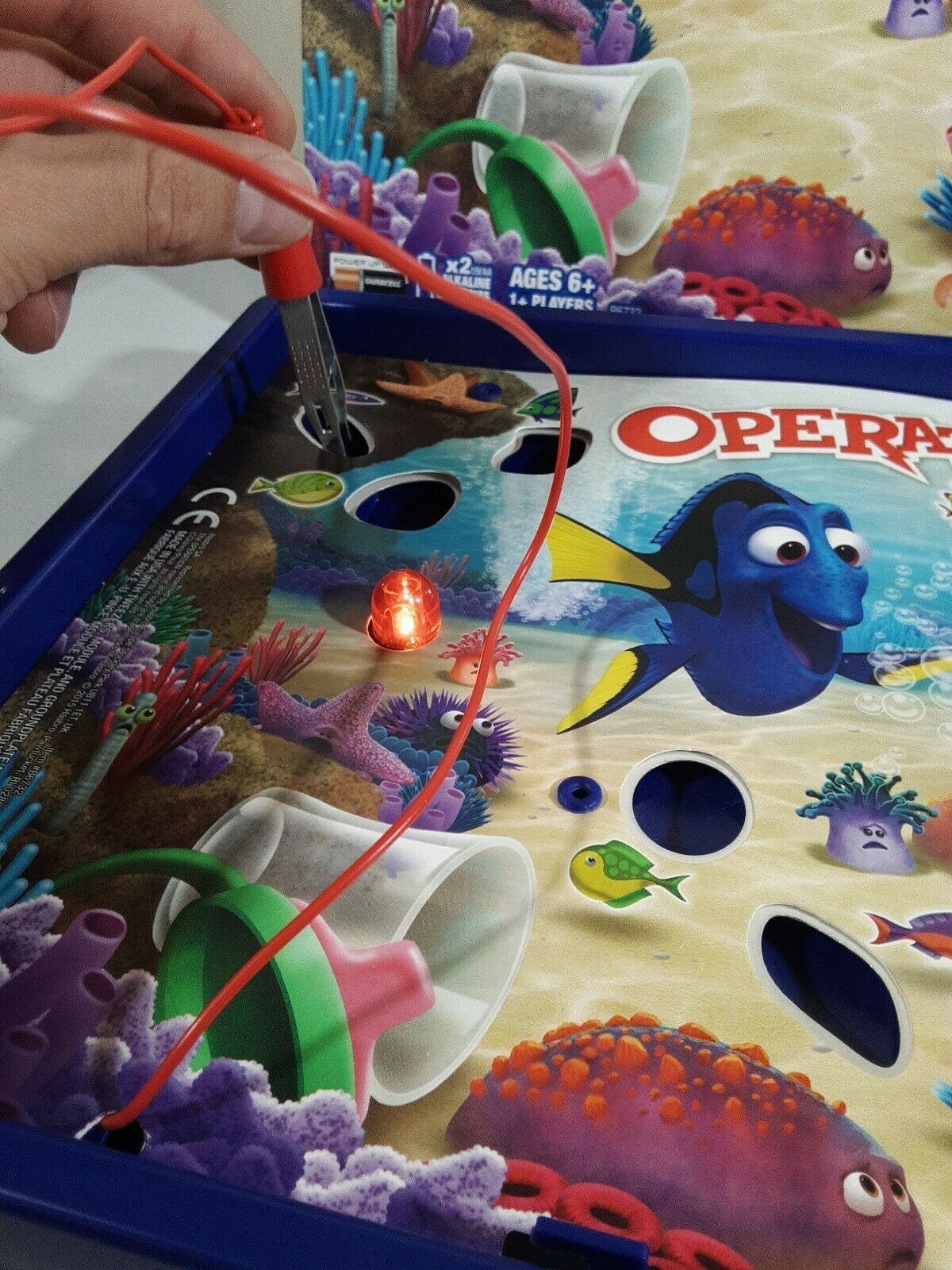 operation finding dory board game