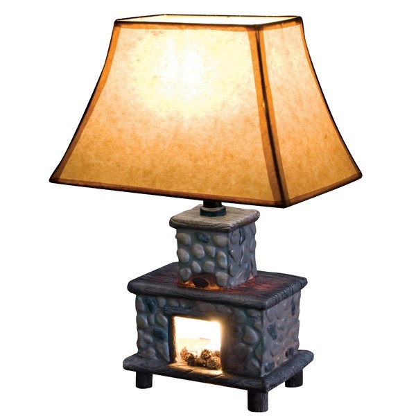 Fireplace Lamp Like Being In A Cozy Cabin - Fireplace Screens & Doors