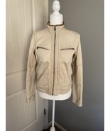 Women&#39;s Lauren Ralph Lauren Denim Jacket Size S With Leather Accent - $59.00