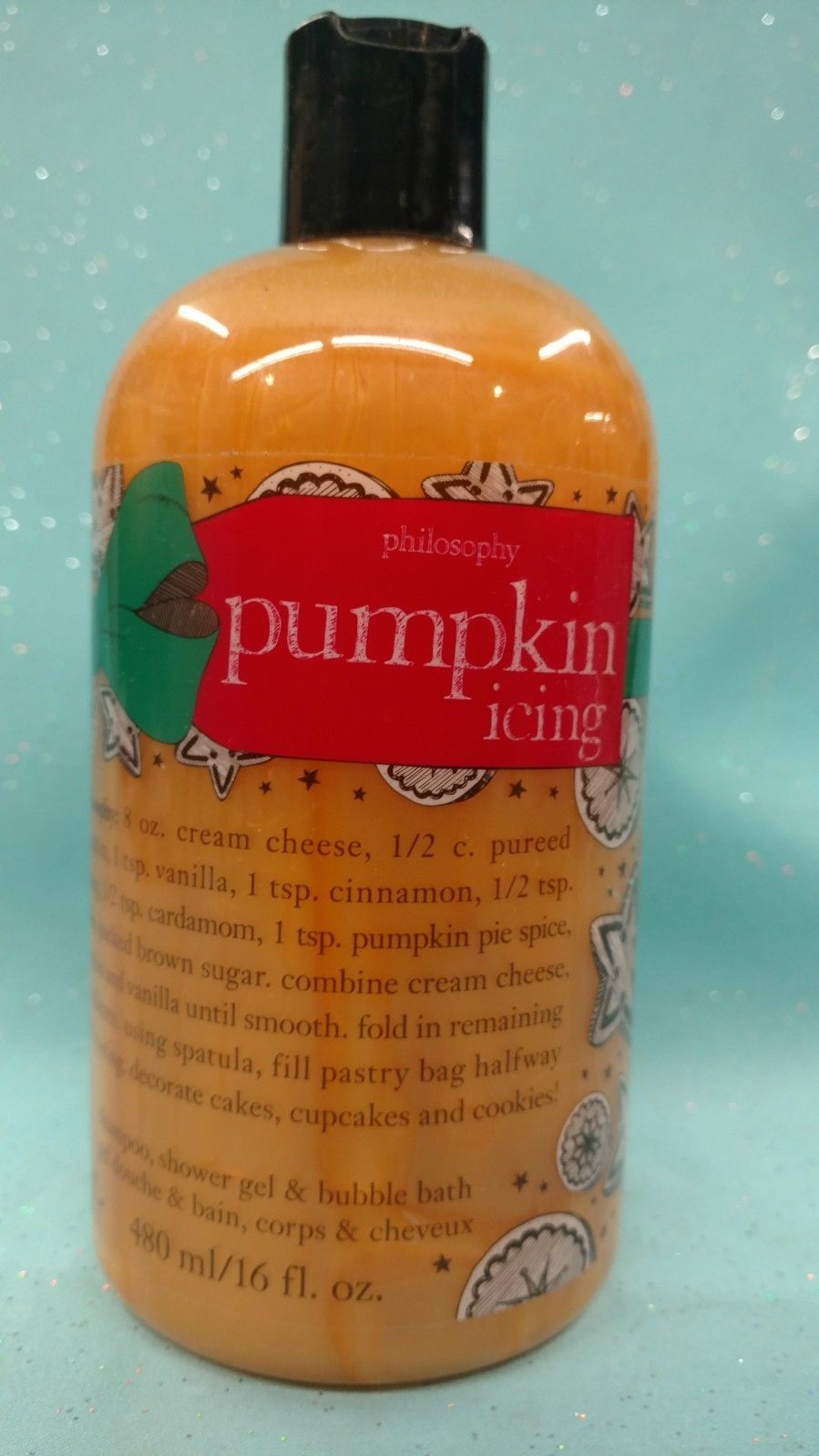 Philosophy PUMPKIN ICING 3in1 Shampoo Shower Gel Bubble Bath Body Wash
