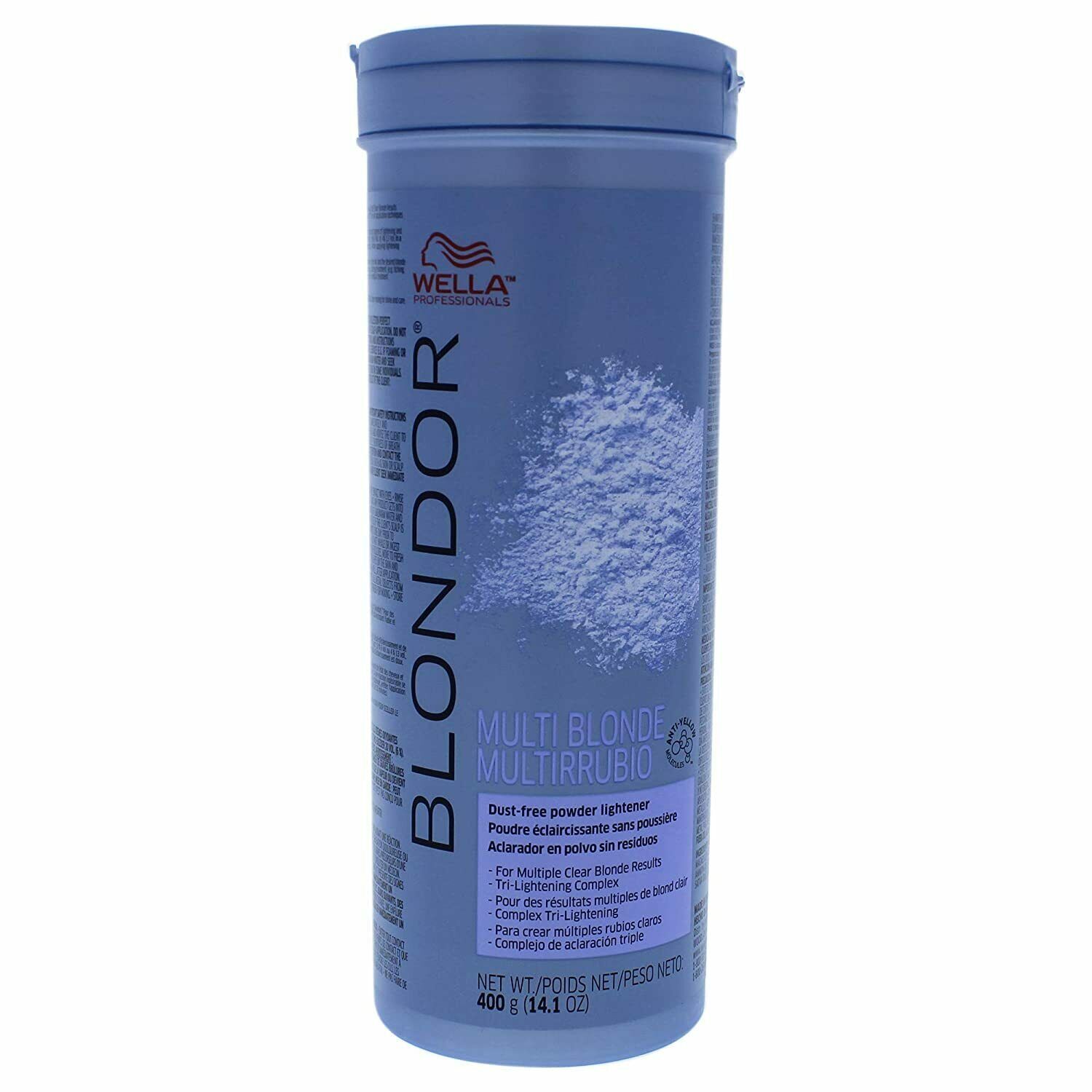 WELLA BLONDOR MULTI BLONDE POWDER 14.1oz+30V DEVELPER 33.8OZ+COLOR