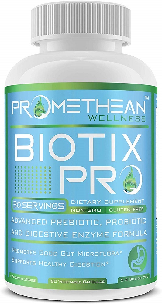 Biotix PRO Advanced Prebiotics and Probiotics Plus Digestive Enzymes