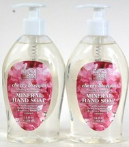 2 Bottles Dead Sea Collection 12 Oz Cherry Blossom Relaxing Mineral Hand Soap