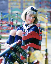 Doris Day high heel boots seated on chair 16x20 Canvas Giclee - $69.99