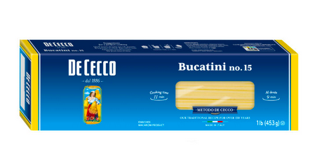 De Cecco pasta Bucatini - 5 pieces x 1 Lb (453gr)