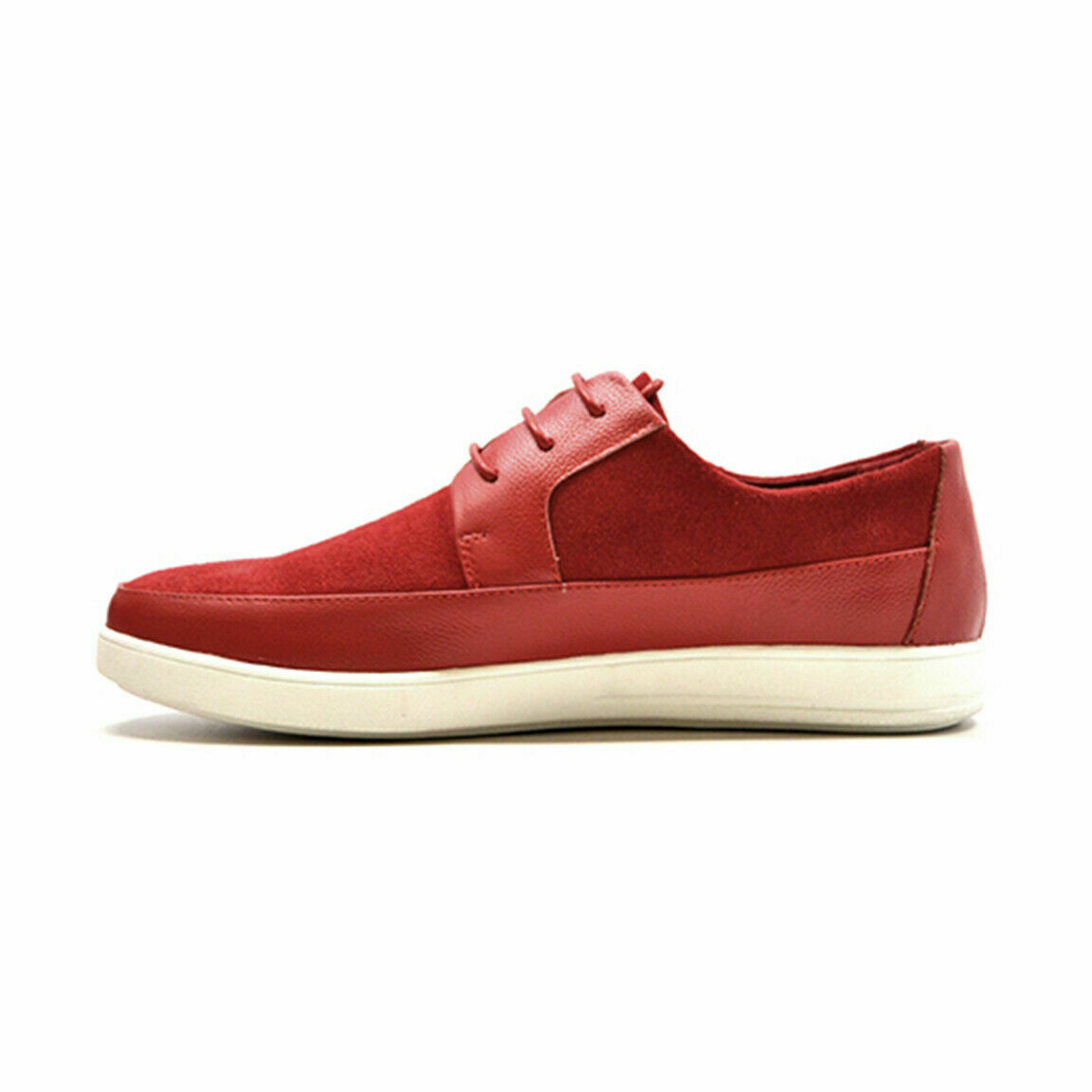 British Walkers Bally Style Men's Red Suede Oxfords - Casual Shoes