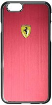 FERRARI Cell Case for iPhone 6/6S - Retail Packaging - Red/Red - $14.95