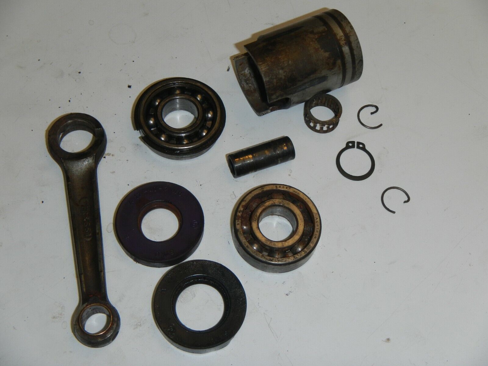 Crankshaft Bearing Parts Lot Piston 1978 Puch Maxi Moped E50 2 HP